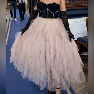 Bustier tule dress